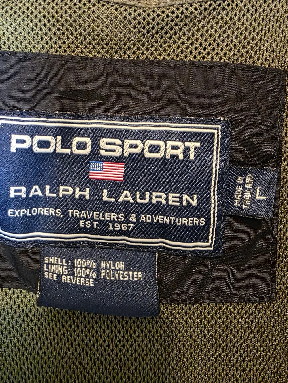 Vintage Men's Ralph Lauren Polo Sport Windbreaker
